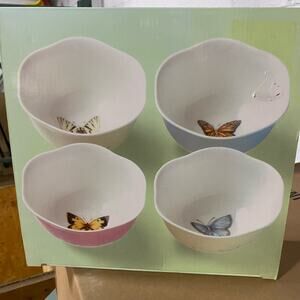 Lenox Butterfly Meadow Dessert Bowls, Set of 4